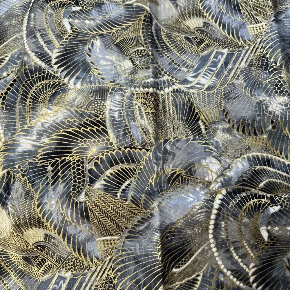 Robert Kaufman Treasures of Alexandria Wings Cotton Quilting Fabric 1.1 Yd